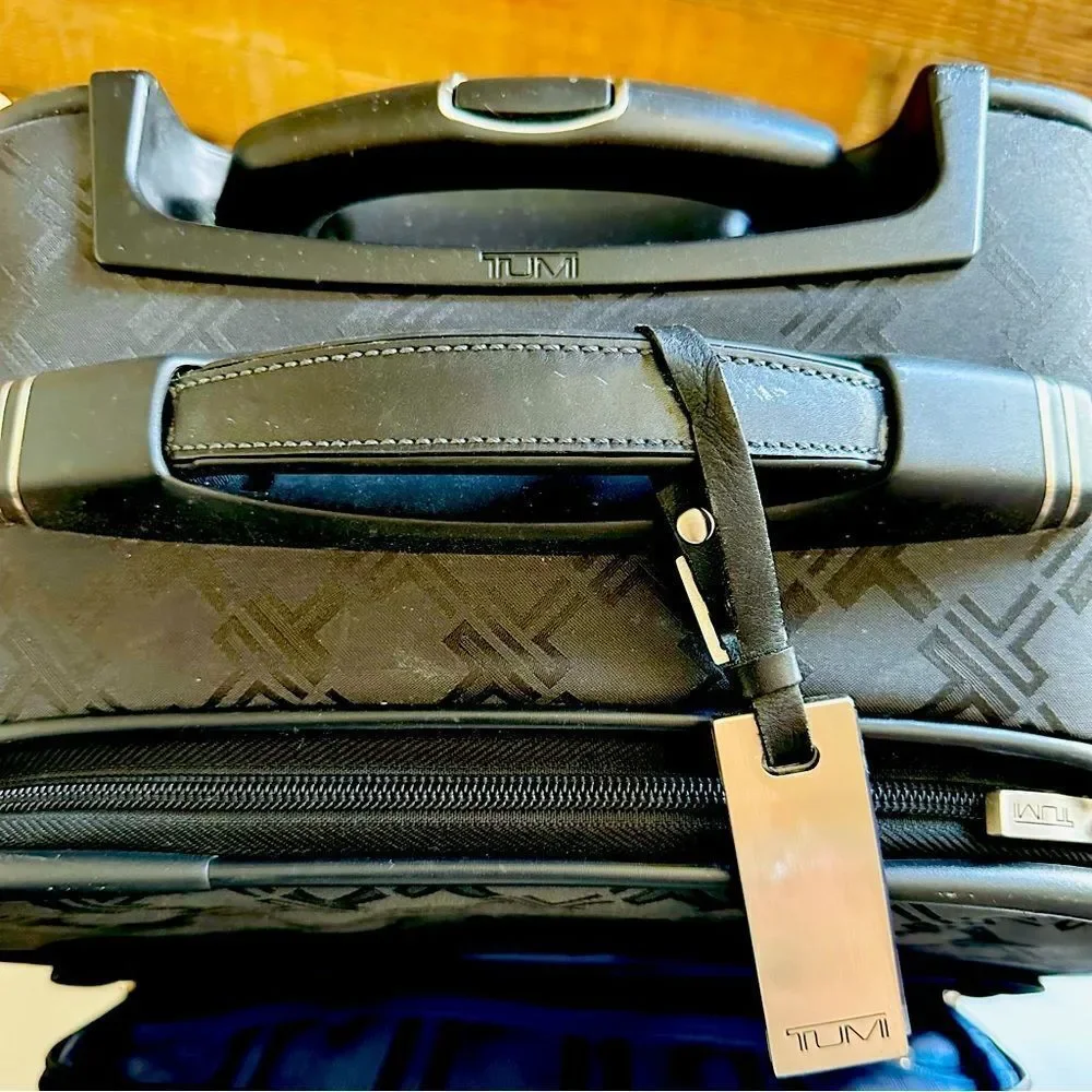 Tumi Monogram Jacquard Suitcase